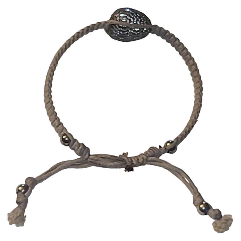 Micro‎ Pave CZ Pigeon Egg Bead Slide Bracelet - Picture 7 of 7